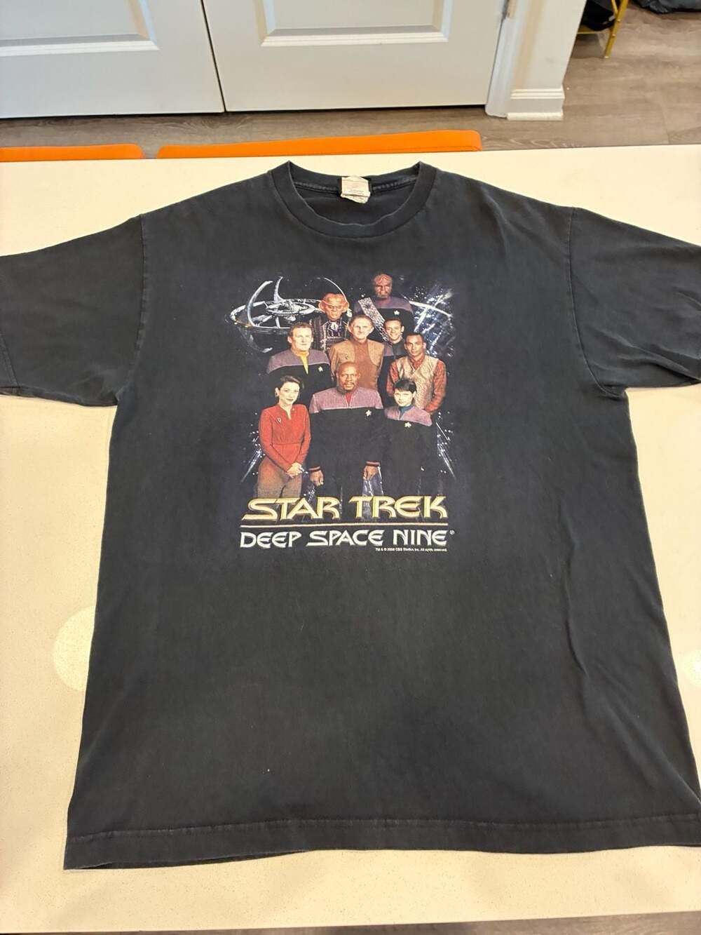 Star Trek Deep Space Nine Crew T-Shirt Size L Black